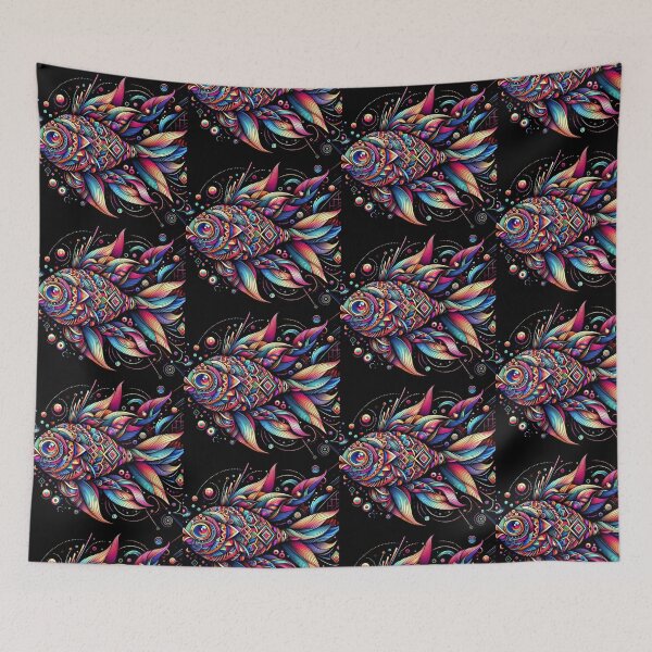 Item preview, Geometric fish designed and sold by Dogandesighn.