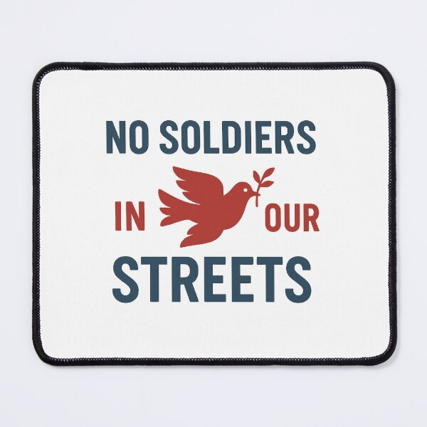 Item preview, No Soldiers in Our Streets – Peaceful Resistance designed and sold by The Junto Shop.