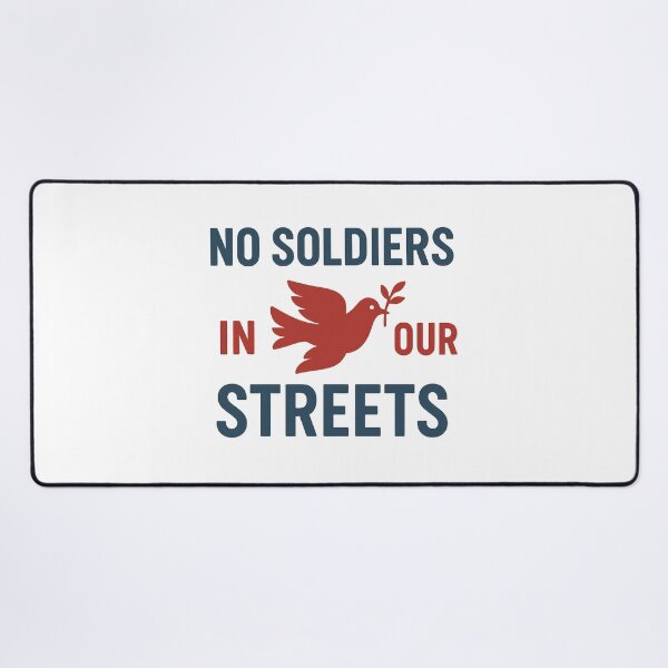 Item preview, No Soldiers in Our Streets – Peaceful Resistance designed and sold by The Junto Shop.