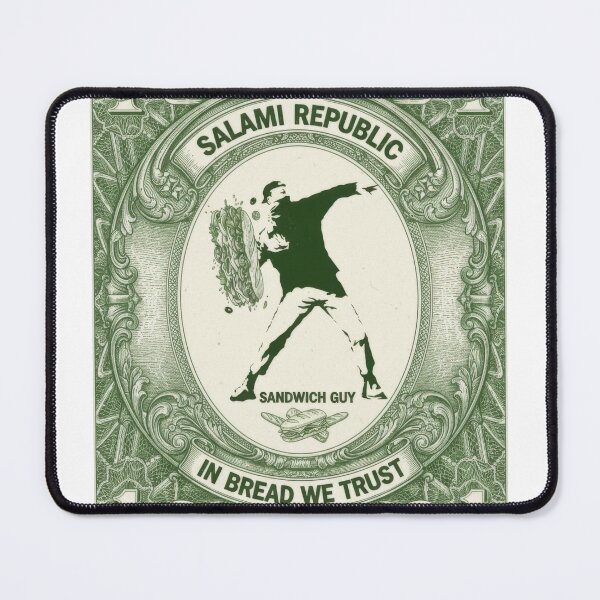 Item preview, In Bread We Trust - The Salami Republic Seal designed and sold by zoughlal.