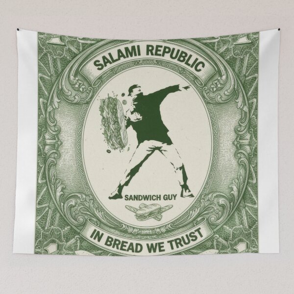 Item preview, In Bread We Trust - The Salami Republic Seal designed and sold by zoughlal.