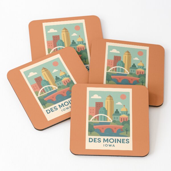 Item preview, Des Moines Iowa  designed and sold by Broken Antler Designs .