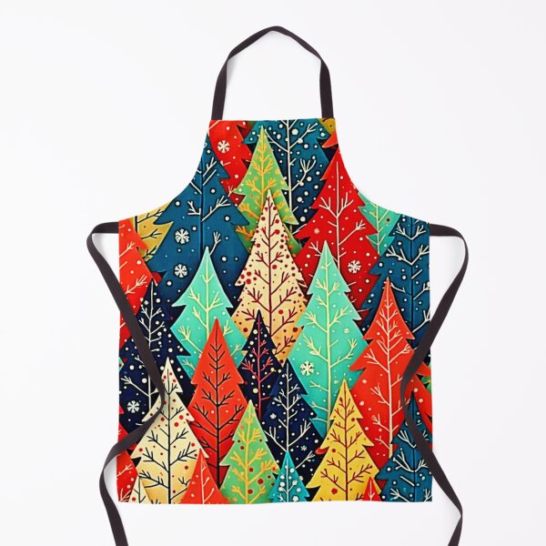 Item preview, Vibrant Christmas Tree Pattern Art designed and sold by Health And Fitness Posts e-Store.