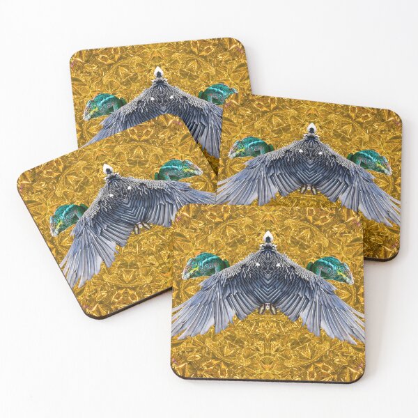 Item preview, Bearded Vulture Wings – Golden Harmony / Swiss Artwork Photography designed and sold by Raphael Wolf.