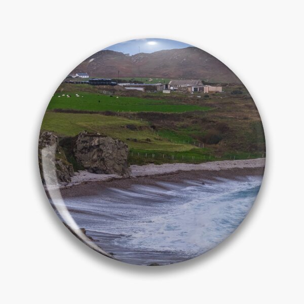 Item preview, Portmór (Kitters Beach) Aerial View Toward Malin Head, Donegal Ireland designed and sold by Martindoran.
