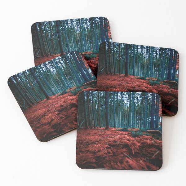 Item preview, "The Red Forest - Silence under the Trees" designed and sold by SchuLou-Fotokram.