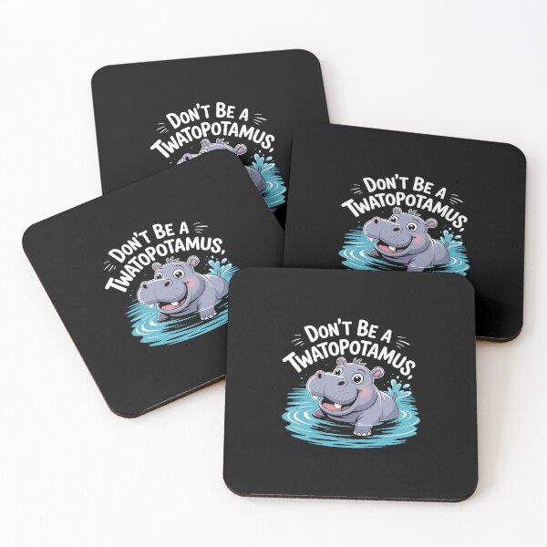 Item preview, Hippo Meme Don't Be A Twatopotamus  designed and sold by Belkisallen.
