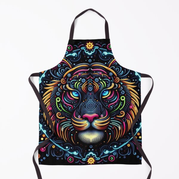 Item preview, Neon colors with tiger  designed and sold by Dogandesighn.