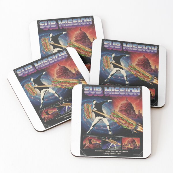Item preview, Sub Mission - Retro 80s Sci-Fi Movie Poster designed and sold by zoughlal.