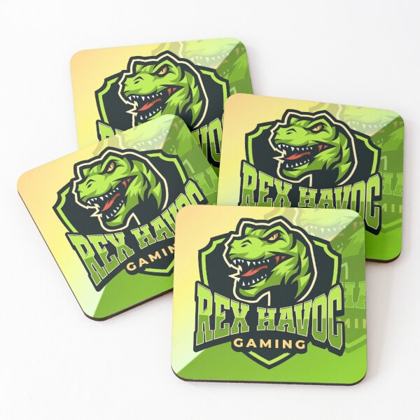 Item preview, Fierce T-Rex Emblem for Gaming Brand designed and sold by the wellness script.