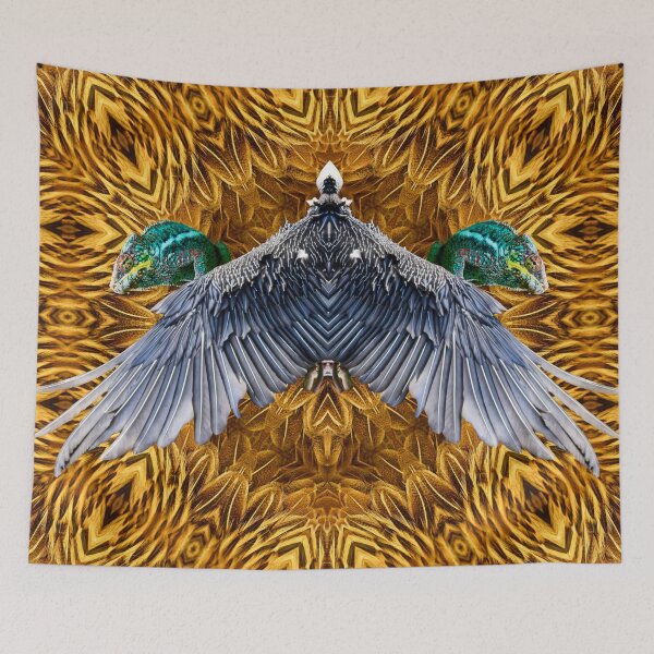 Item preview, Bearded Vulture Wings – Mirror of Transformation / Swiss Artwork Photography designed and sold by Raphael Wolf.
