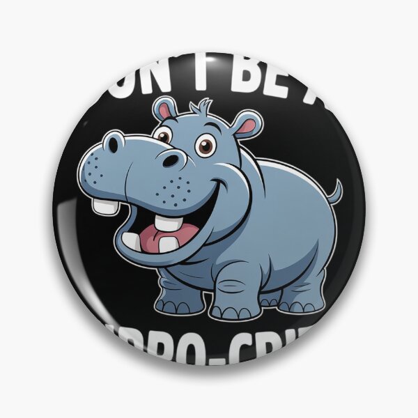 Item preview, Hippo Hypocrite  designed and sold by Belkisallen.