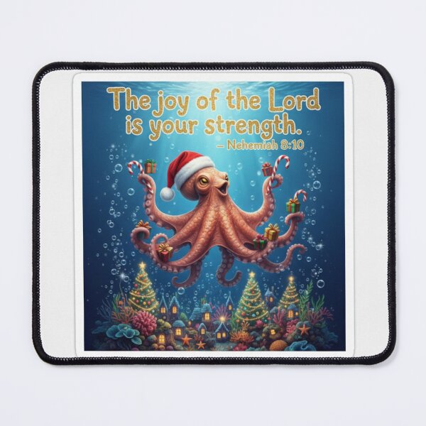 Item preview, Joyful Octopus Tidings designed and sold by vineartstudio.
