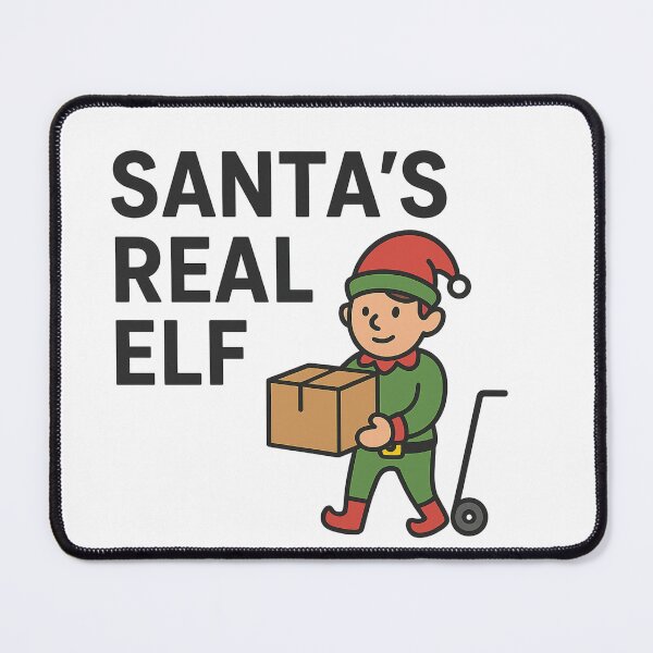Item preview, Santa’s Real Elf Design for Hardworking Holiday Heroes designed and sold by Peitaaa121.