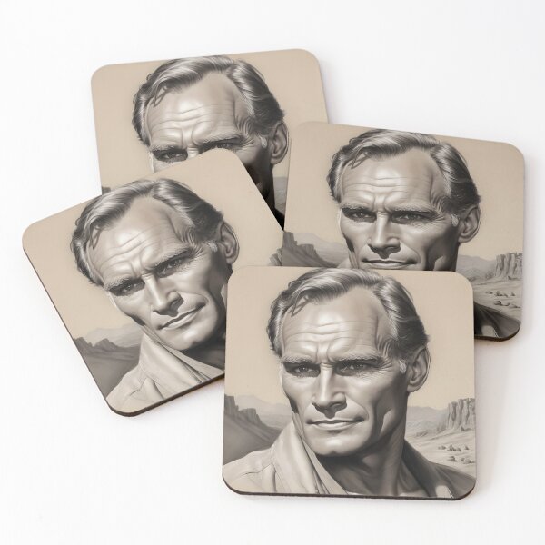 Item preview, Charlton Heston designed and sold by WorldofCharcoal.