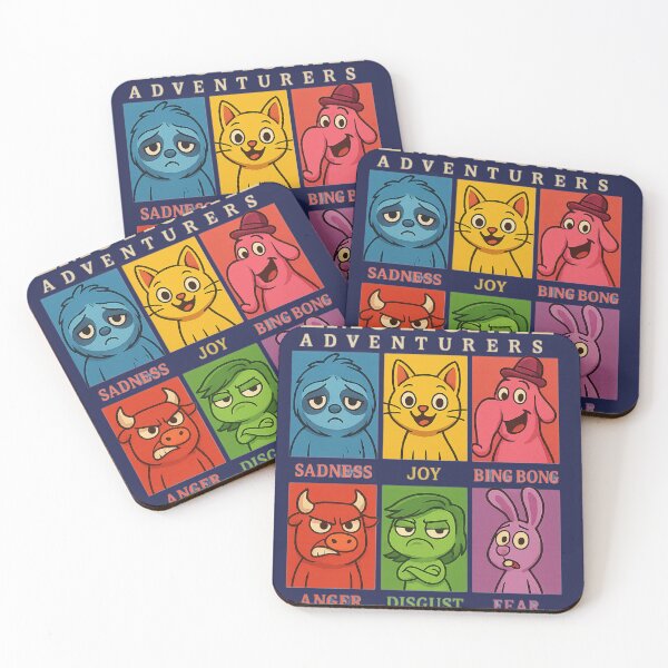 Item preview, Emotional Adventurers – Cute Cartoon Animal Emotions Design designed and sold by johnExpress02.