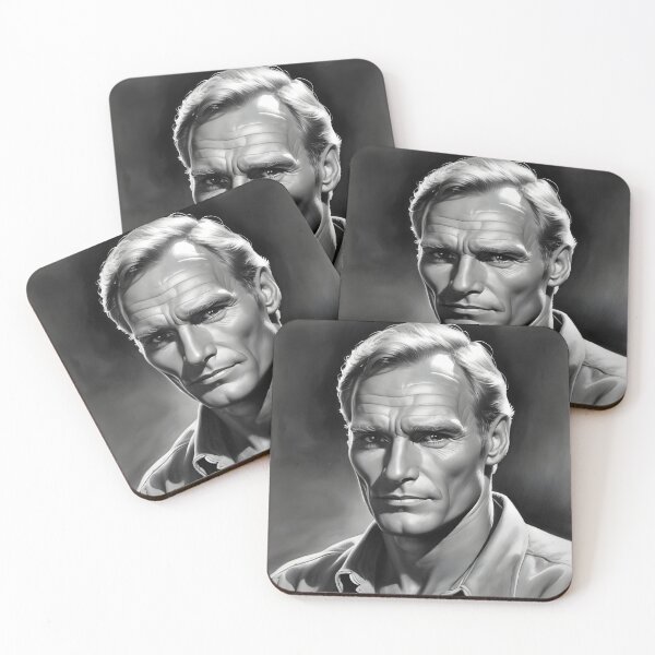 Item preview, Charlton Heston designed and sold by WorldofCharcoal.