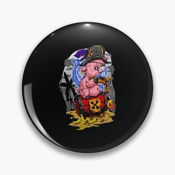 Item preview, Sea Of Thieves Pink Pig Captain designed and sold by Keegaalsh.