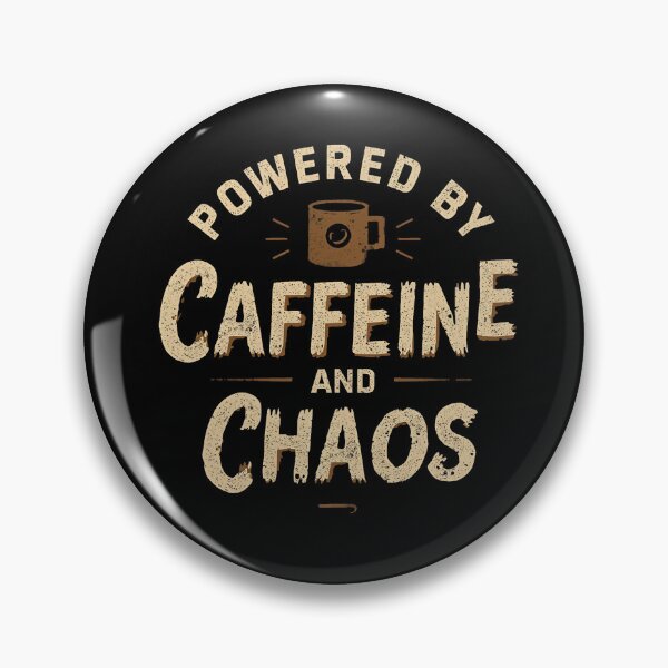 Item preview, Powered by Caffeine and Chaos designed and sold by ArrogantOwl.