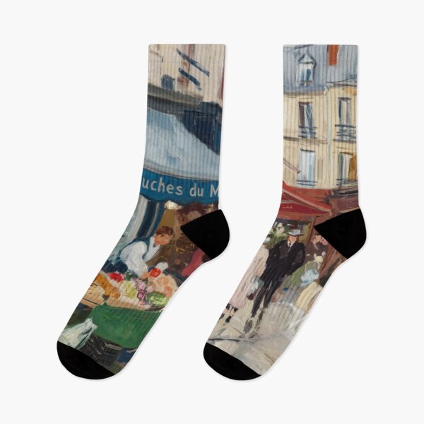 Item preview, Les Bouches du Marais | Paris Market Impressionist Painting designed and sold by CARRAANN.
