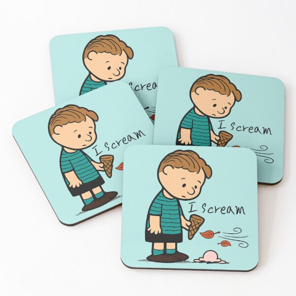 Item preview, Sad Boy with Spilled Ice Cream designed and sold by BreezifyDesignStudio.