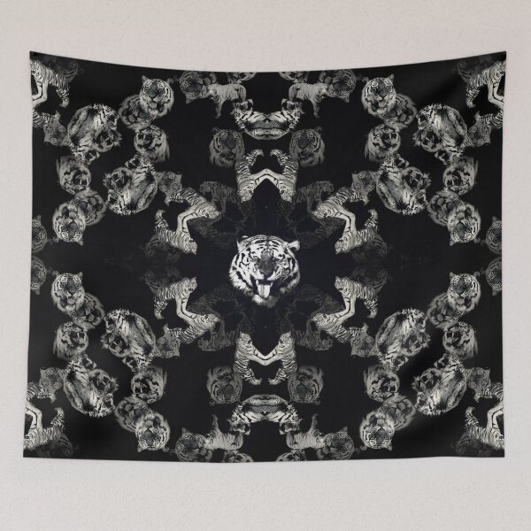 Item preview, The King of the Animals – Kaleidoscopic Tiger / Swiss Artwork Photography designed and sold by Raphael Wolf.