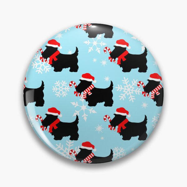 Item preview, Christmas Scottie Dogs Pattern designed and sold by ArtVixen.