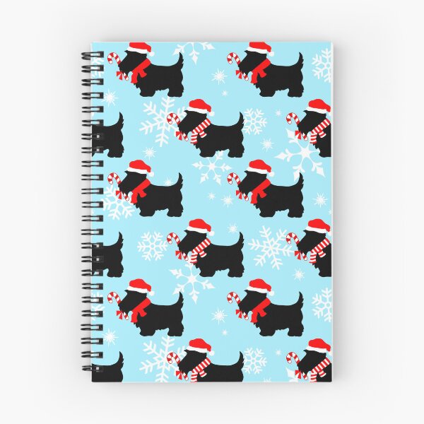 Item preview, Christmas Scottie Dogs Pattern designed and sold by ArtVixen.