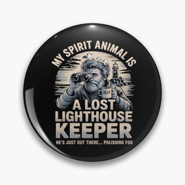 Item preview, lighthouse meme - absurd lighthouse - funny beacon - chaotic lighthouse - weird nautical - existential lighthouse - powered by panic - sea-themed - cursed lighthouse core designed and sold by JansenGS.
