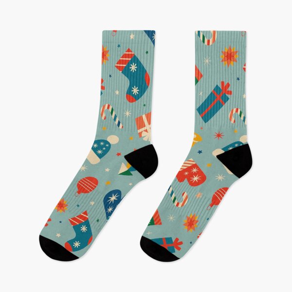 Item preview, Holiday Cheer Pattern – Stockings, Gifts & Winter Joy designed and sold by NicolaZhukov.