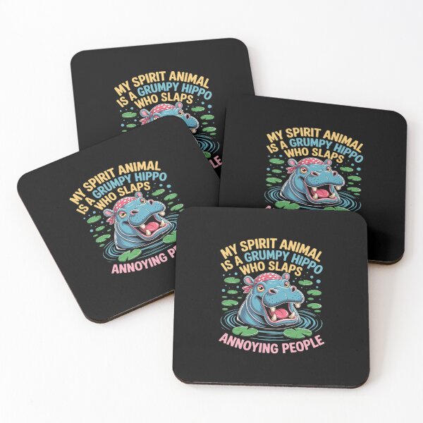Item preview, Hippo Humor Sarcastic My Spirit Animal  designed and sold by Belkisallen.