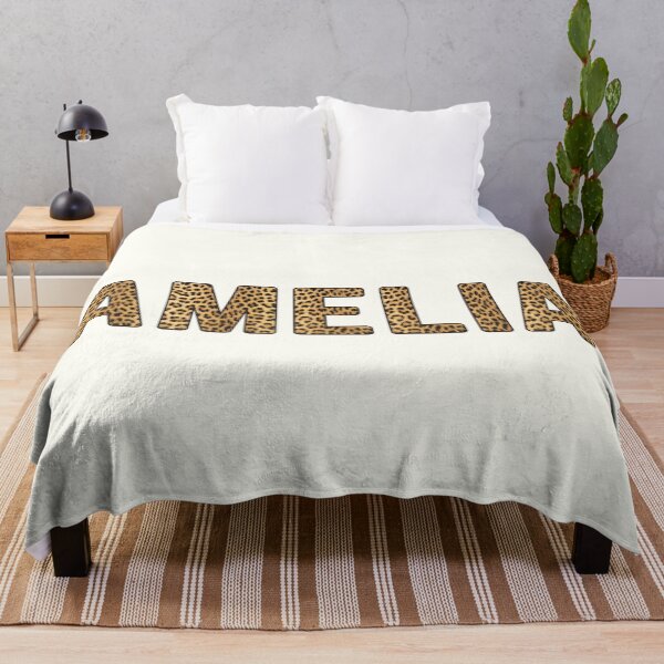 Item preview, Amelia Name Leopard Print designed and sold by Jeallan Designs.