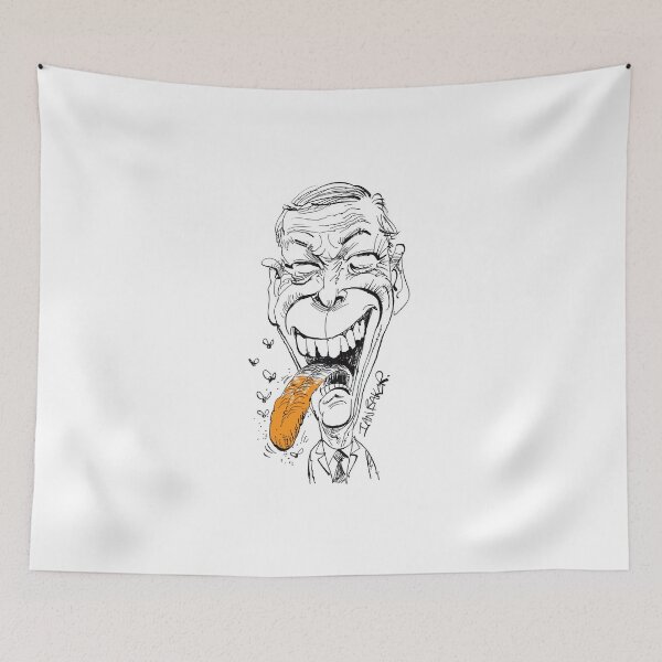 Item preview, Nigel Farage Orange Licker Satire designed and sold by IanBakerToons.