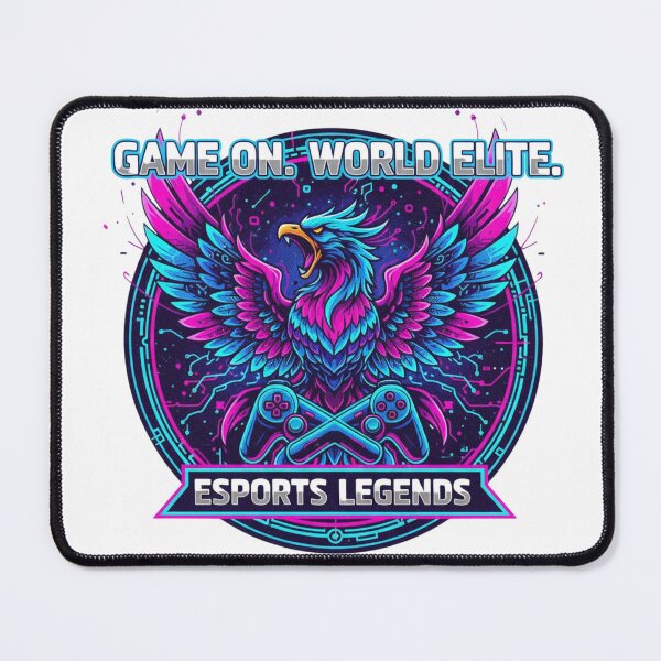 Item preview, Game On. World Elite. Esports Legends" Neon Phoenix Gamer Design designed and sold by Sushikidsntoddlers.