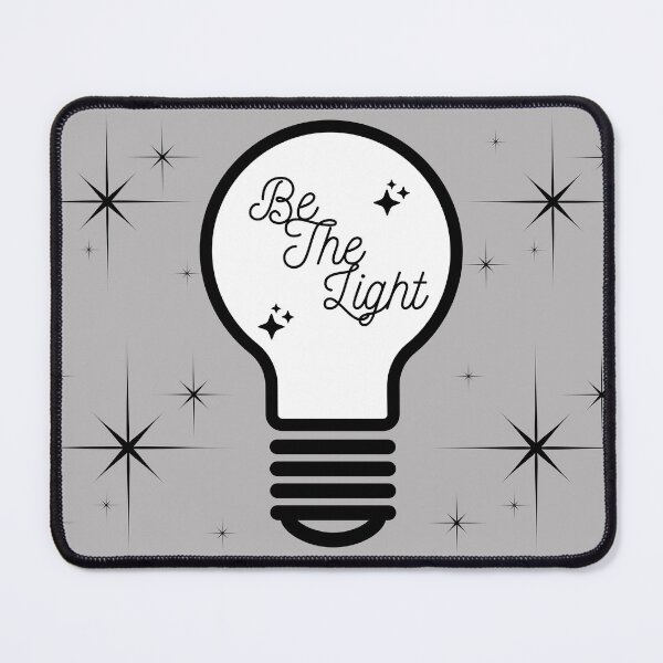 Item preview, Be the Light Minimalist Quote Design designed and sold by Zen_Zero.