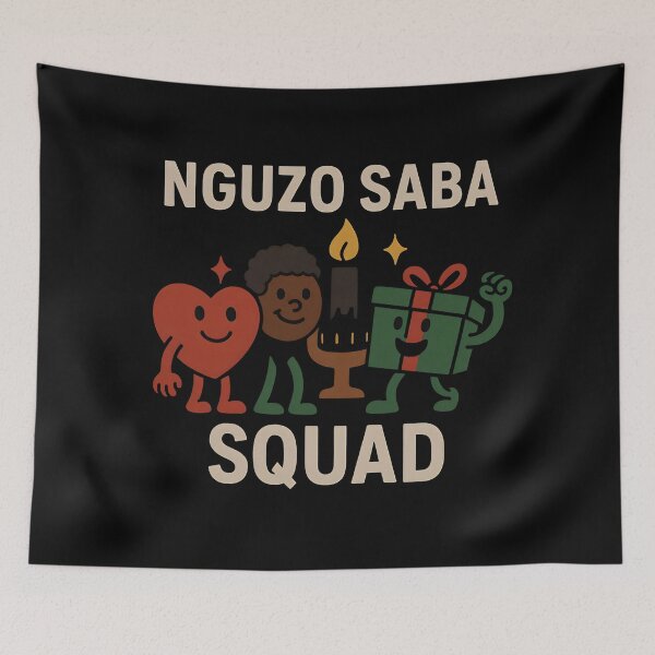 Item preview, Nguzo Saba Squad – Kwanzaa Unity Celebration designed and sold by SidTastic .