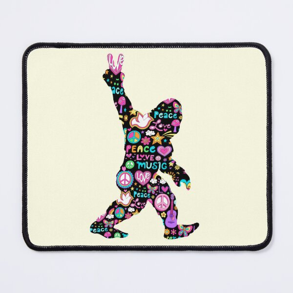 Item preview, Peace Love Bigfoot Hippie designed and sold by HappyArts90.