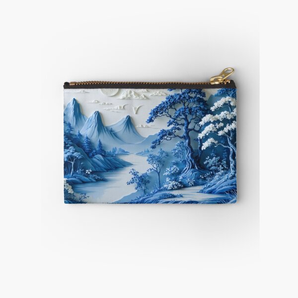 Item preview, Willow Pattern 3D-effect Landscape 3 Japanese Inspired  designed and sold by NickWhittleArt.