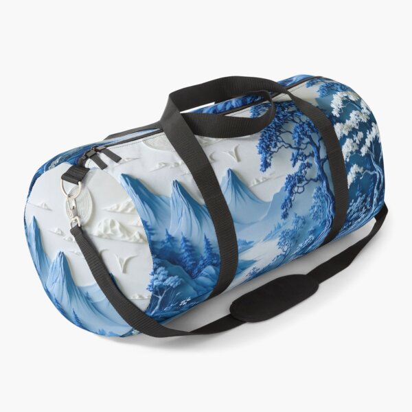 Item preview, Willow Pattern 3D-effect Landscape 3 Japanese Inspired designed and sold by NickWhittleArt.