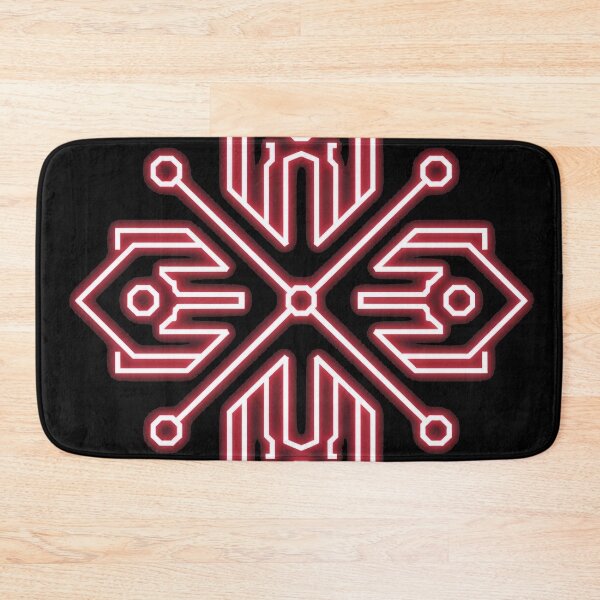 Item preview, Redstone Pulse – Geometric Circuit Tee designed and sold by Thompika.