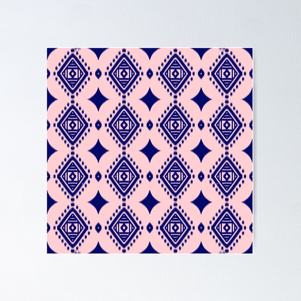Item preview, Art Indigo Lantern Pattern designed and sold by TeatDesign.