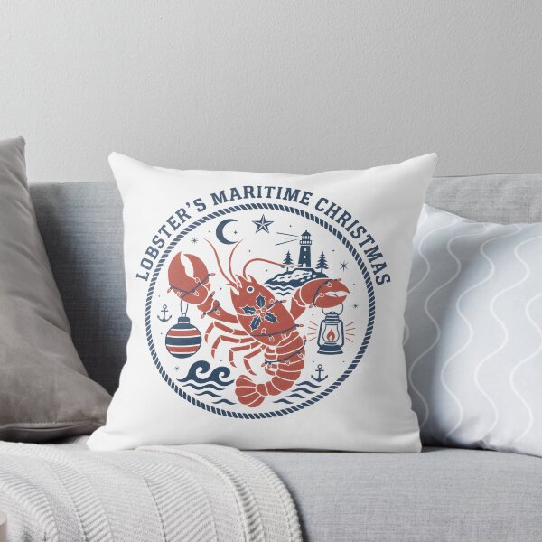 Item preview, Lobster’s Maritime Christmas T-Shirt – Funny Nautical Holiday Shirt for Fishermen, Coastal Lovers, and Ocean Fans designed and sold by justyna-s28.