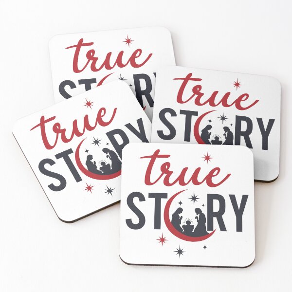 Item preview, True Story Nativity Scene John 3:16 Christian Christmas Design designed and sold by Luvjesus2.