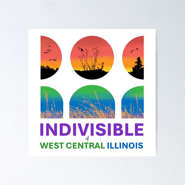 Item preview, Indivisible of West Central Illinois designed and sold by lakeleafsky.