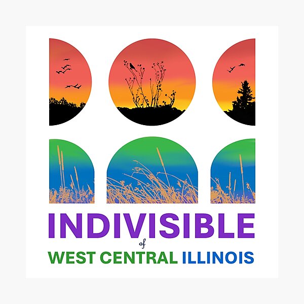 Item preview, Indivisible of West Central Illinois designed and sold by lakeleafsky.