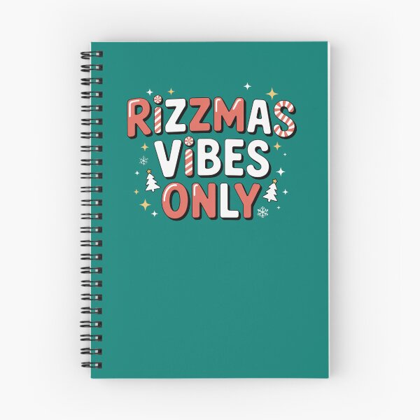 Item preview, Rizzmas Vibes Only, funny Gen Z and gen Alpha Christmas designed and sold by NoetherSym.