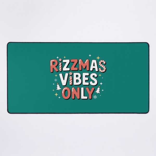 Item preview, Rizzmas Vibes Only, funny Gen Z and gen Alpha Christmas designed and sold by NoetherSym.
