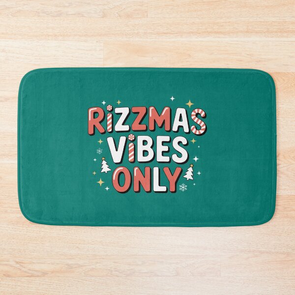 Item preview, Rizzmas Vibes Only, funny Gen Z and gen Alpha Christmas designed and sold by NoetherSym.
