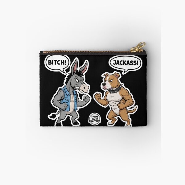 Item preview, Bitch vs Jackass Farm Yard Fighters Brawler designed and sold by PunStitch.