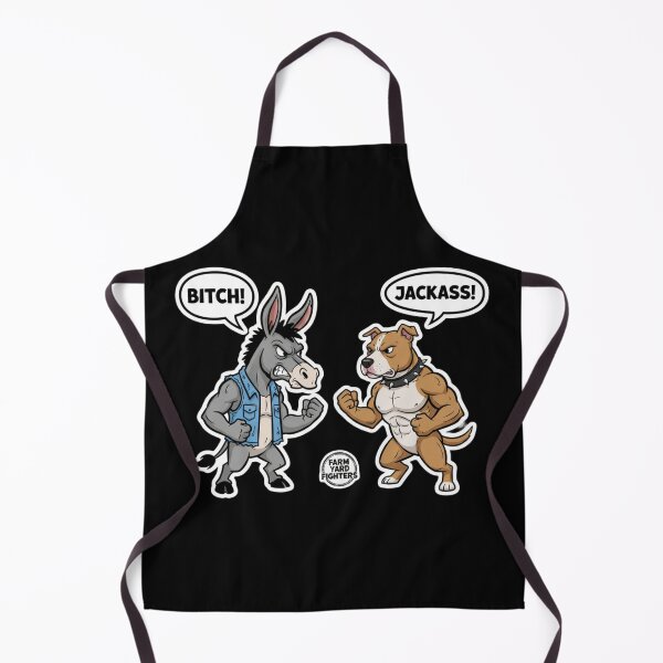 Item preview, Bitch vs Jackass Farm Yard Fighters Brawler designed and sold by PunStitch.
